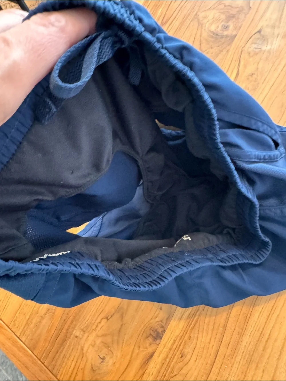 Under Armour Loose Athletic Shorts Women’s Small Blue Lined
